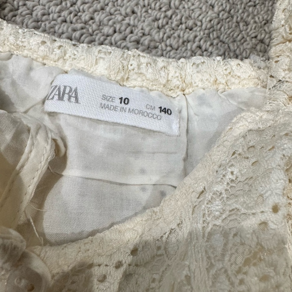 Zara Kids Cream Kids Matching Set - Picture 3 of 4